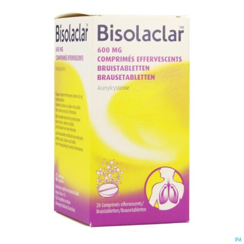 Bisolaclar 600mg Blister Comp Efferv. 20