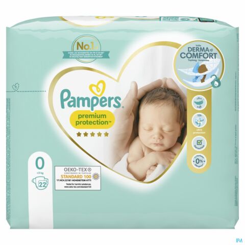Pampers Premium Protection Pack T0 22