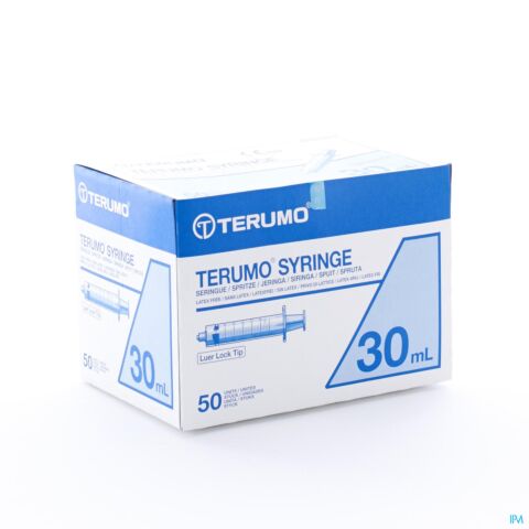 Terumo Seringue Luer Lock 30ml 50