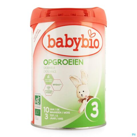 Babybio Croissance Lait Suite Bio Bifidus Pdr 900g