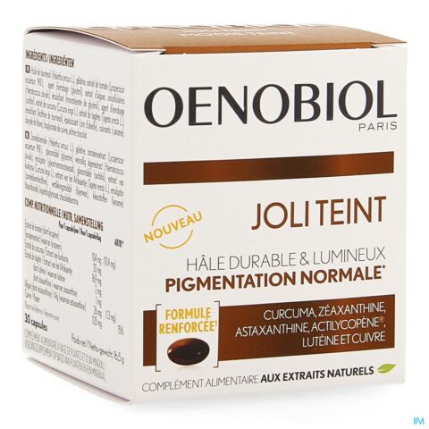 Oenobiol Joli Teint Hâle Durable 30 Gélules NOUVELLE FORMULE