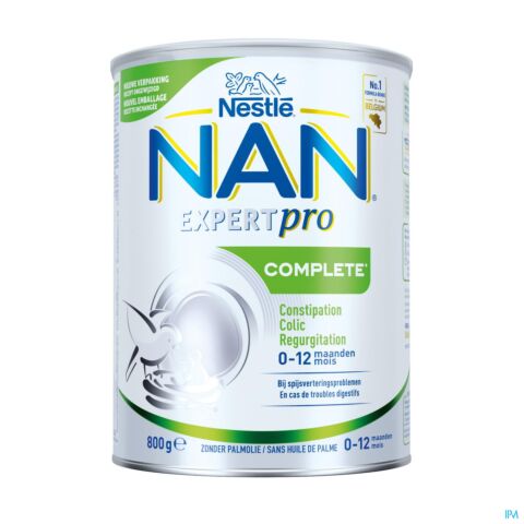 Nan Complete Comfort Troubles Digestifs Lait Hypoallergénique en Poudre 0-12 Mois 800g