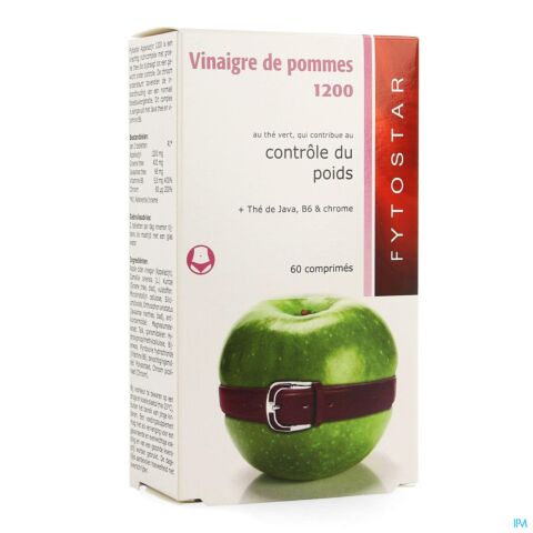 Fytostar Vinaigre de Pommes 1200 60 Comprimés