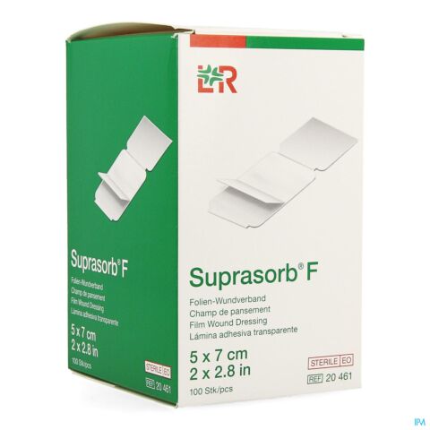Suprasorb F Film Cp Steril 5x 7cm 100 20461