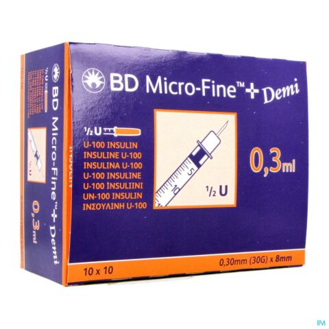 Bd Microfineplus Ser Ins Demi 03ml 30g 8mm100 324826