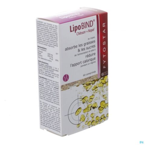 Fytostar LipoBind Chitosan + Nopal 60 Comprimés