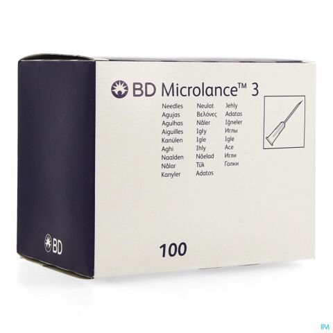 Bd Microlance 3 Aig.22g 1 1/4rb 0,7x30mm Noir 1