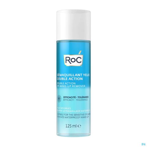 Roc Double Action Eye Make-up Remover Fl 125ml