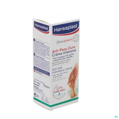 Hansaplast Foot Expert Crème Intensive Pieds 20% Urée Anti-Peau Dure 75ml