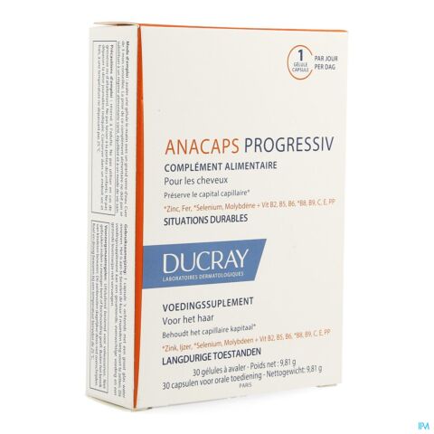 Ducray Anacaps Progresiv Caps 30
