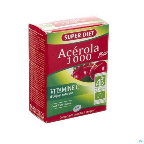 Super Diet Acerola Bio 1000 Comp 24