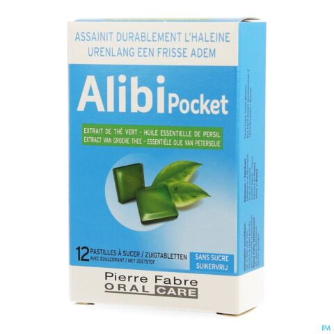 Alibi Pocket Mauvaise Haleine 12 Pastilles à Sucer