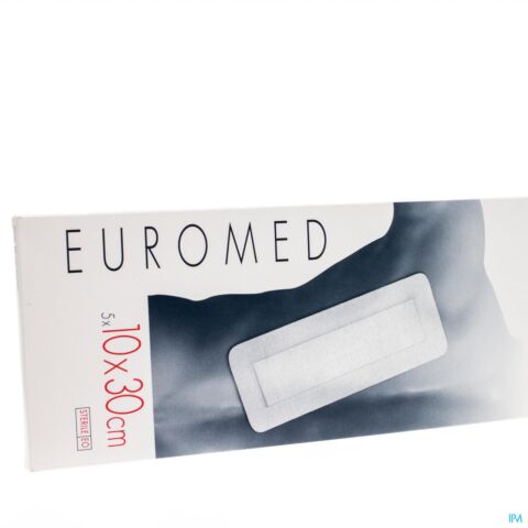 Euromed 10x30cm 5 Pansement D'ile Adh Steril