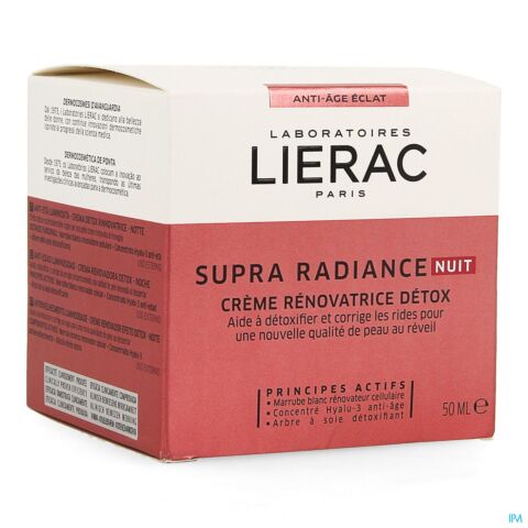 Lierac Supra Radiance Creme Nuit Pot 50ml