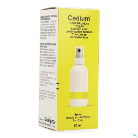 Qualiphar Cedium Solution Antiseptique Spray 50ml