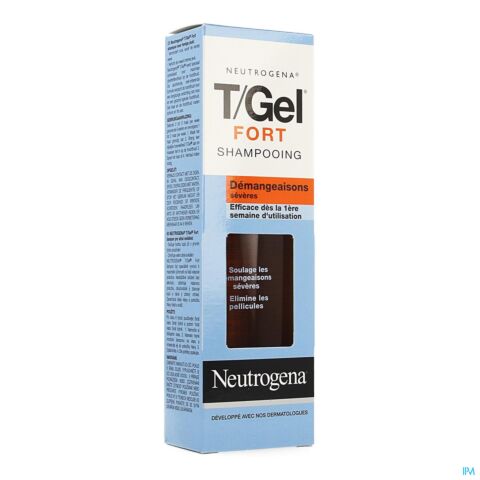 Neutrogena T/Gel Fort Shampooing Anti-Pelliculaire Démangeaisons Sévères Flacon 125ml