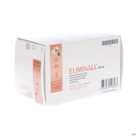 Eliminall 402mg Spot On Sol Chien Pipet 6