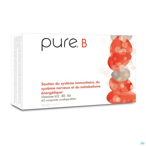 Pure B Vitamines B 60 Comprimés Orodispersibles