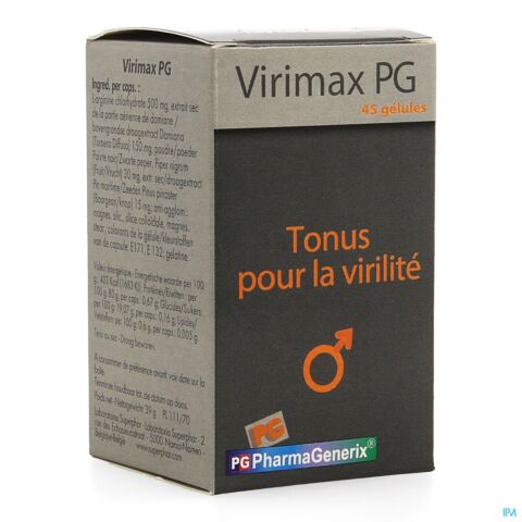 Virimax Pg Pharmagenerix Caps 45