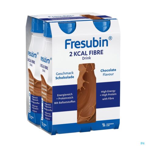 Fresubin 2kcal Fibre Drink Chocolat Bouteille 4x200ml