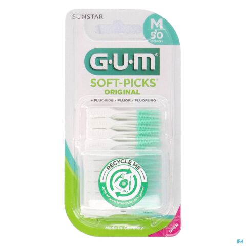 Gum Soft Picks Original Medium 50