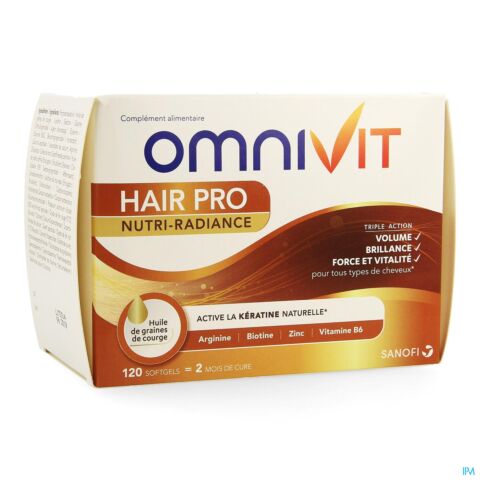 Omnivit Hair Pro Nutri-Radiance 120 Gélules