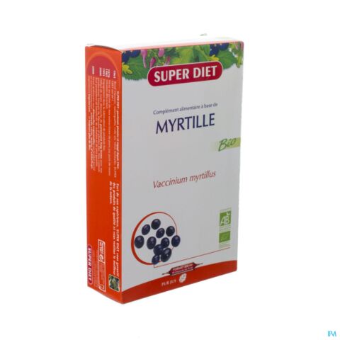 Superdiet Myrtille Bio Amp 20x15ml