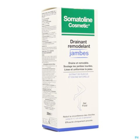 Somatoline Cosmetic Drainant Remodelant Jambes Tube 200ml