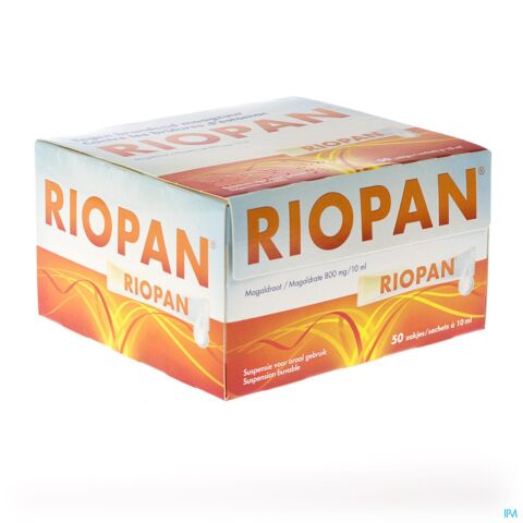 Riopan 800mg/10ml Suspension Buvable 50 Sachets x 10ml