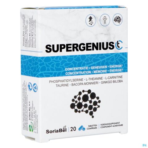 Soria Supergenius Ct Caps 20