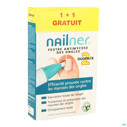 Nailner Pen Duopack 2x4ml 1+1 Gratuit