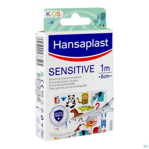 Hansaplast Pansements Kids Sensitive 1mx6cm