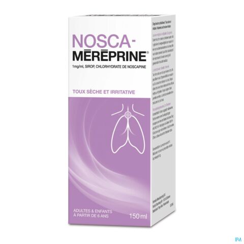 Nosca-Méréprine 1mg/ml Toux Sèche & Irritative Sirop Flacon 150ml