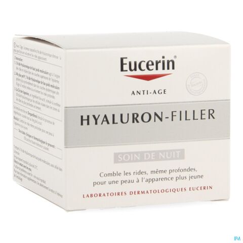 Eucerin Hyaluron-Filler Soin de Nuit Anti-Rides Pot 50ml