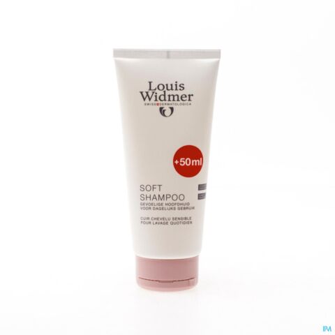 Louis Widmer Soft Shampooing Sans Parfum Tube 150ml + 50ml GRATUITS