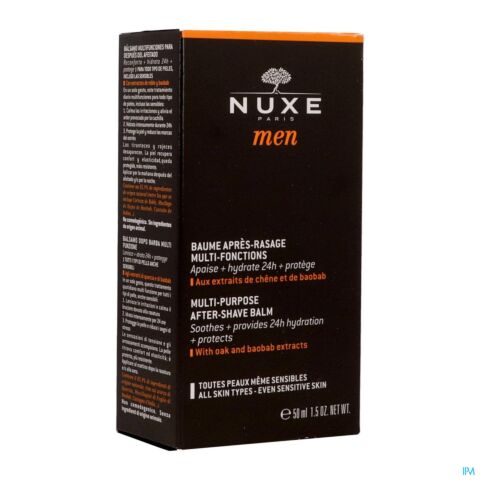 Nuxe Men Baume Après-Rasage Multi-Fonctions Tube 50ml