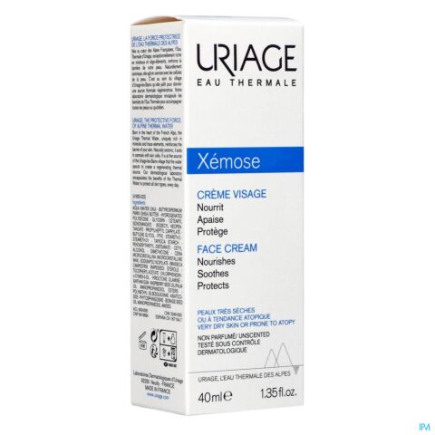 Uriage Xémose Crème Visage Tube 40ml
