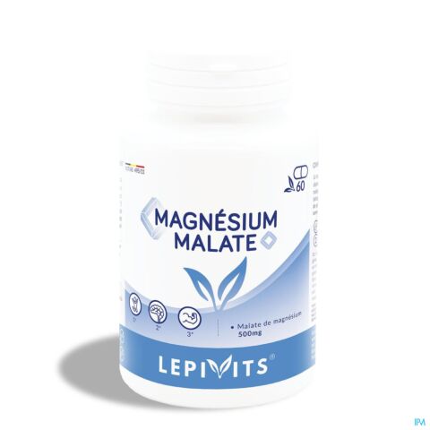 Lepivits Magnésium Malate - 60 GELS VEG