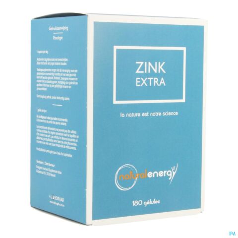 Natural Energy Zink Extra 180 Gélules