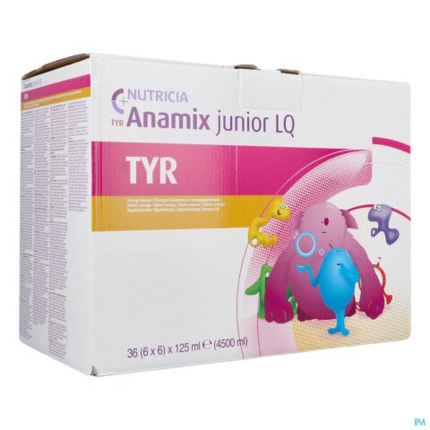 Tyr Anamix Junior Lq Orange 36x125ml