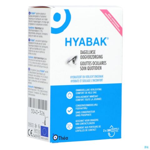 Hyabak 015 Duopack Nf Fl 2x10ml Rempl 2879617