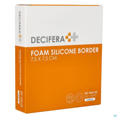 Decifera Foam Silicone Border 7,5x 7,5cm 5