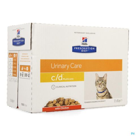 Hills Prescrip Diet Feline Cd Repas Sachet 12x85g