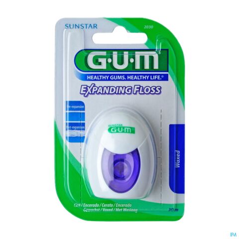 Gum Expanding Floss Waxed Fil Dentaire 30m