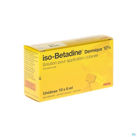 Iso-Betadine Dermique 10% Unidose 10 x 5ml