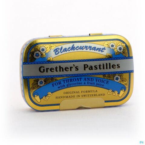 Grether's Pastilles Blackcurrant Drag 60g