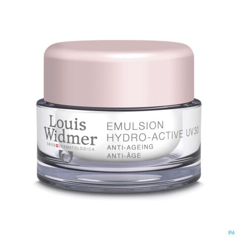 Louis Widmer Emulsion Hydro-Active UV30 Sans Parfum Pot 50ml
