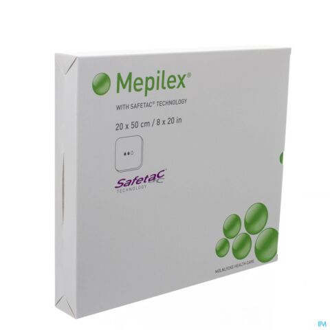 Mepilex Pans Mousse Sil Abs Ster 20x50cm 2 294500