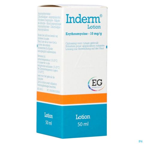 Inderm Lotion 10mg/g Solution pour Application Cutanée Flacon 50ml