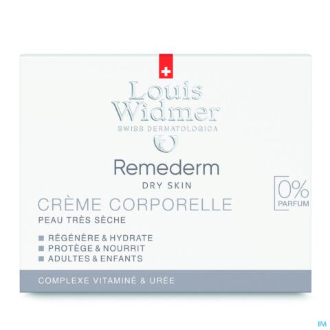 Louis Widmer Remederm Crème Corporelle Sans Parfum Pot 250ml